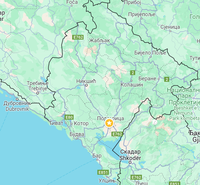 Lokacija golubova za vjencanje Crna Gora